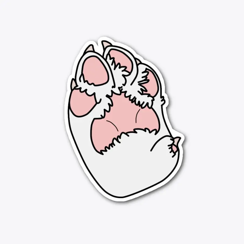 Beans by Tori - White/Pink Doggo